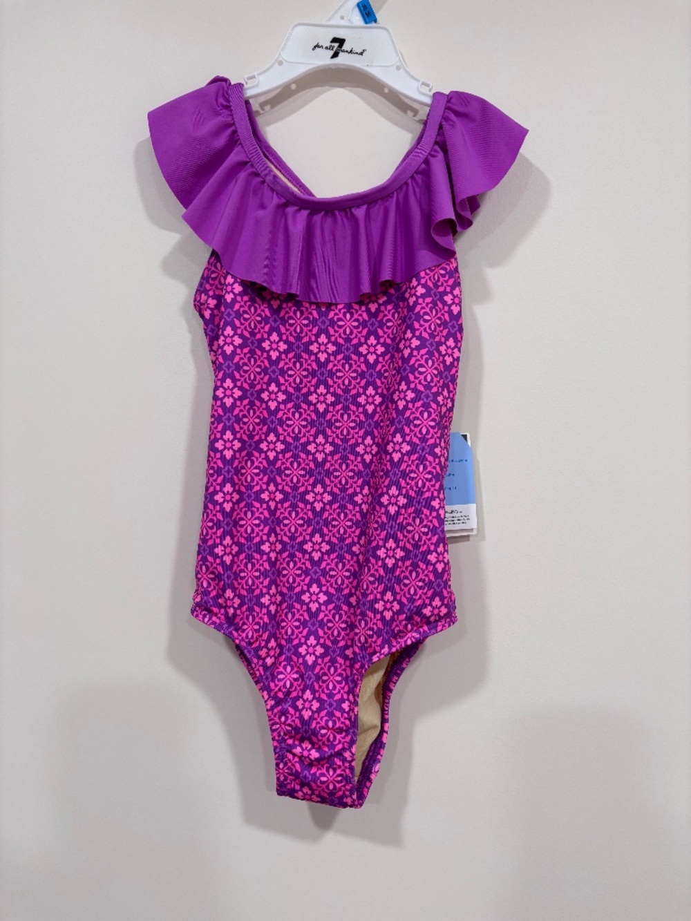GIRL'S LAND'S END ONE PIECE BATHING SUIT SIZE XS 4/5